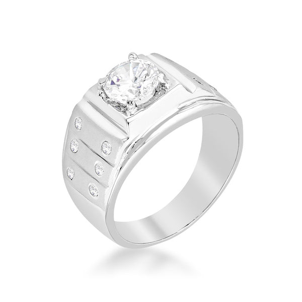アクセサリー jugon Iron Man Cubic Zirconia Ring - J GOODIN