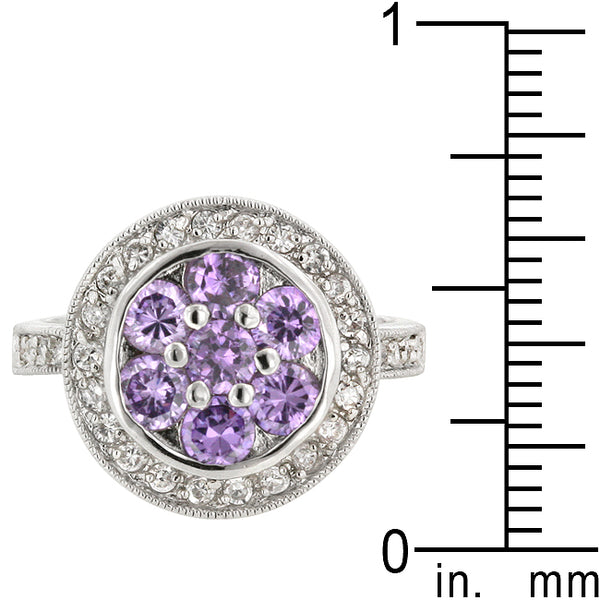 Amethyst Purple Lily Ring - J GOODIN