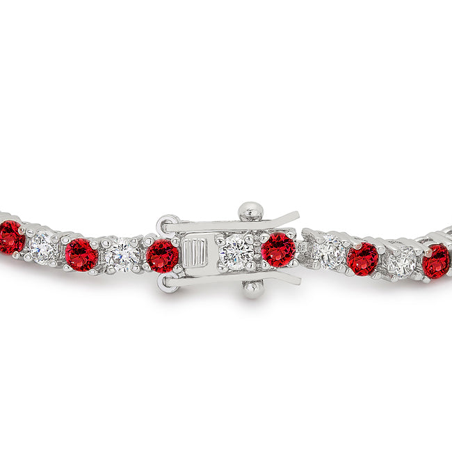 【Shapes Studio】Cubic Zirconia Tennisブレスレット Silver Cubic Zirconia Tennis Bracelet-925-Sterling-China-5mm