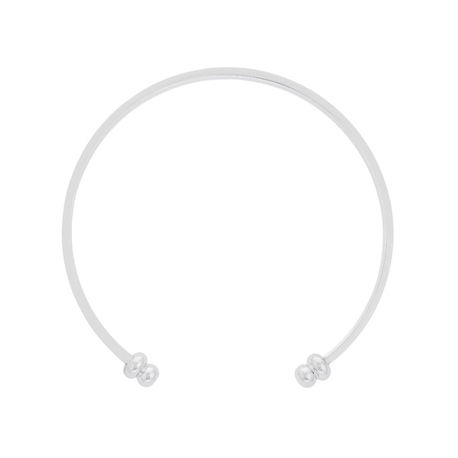 Channel-Set Aqua Cubic Zirconia Cuff