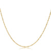 16 Inch Gold Twisted Fashion Chain