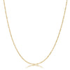 16 Inch Gold Twisted Fashion Chain