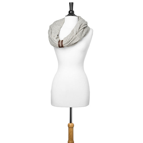 Off White Sarah Knit Cowl Scarf