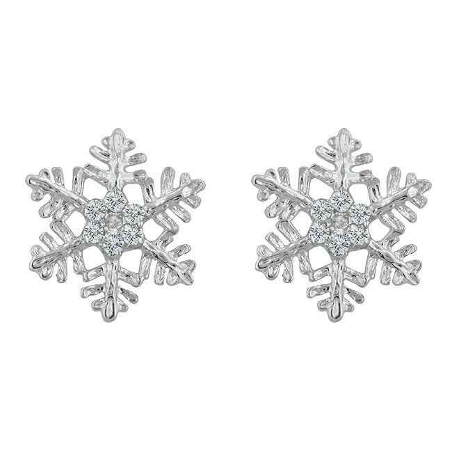 Stylacity Jewellery - Silver Snowflake Dangly Christmas