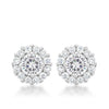 Bella Bridal Earrings in Clear