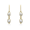 Yellow Gold Pearl Drops