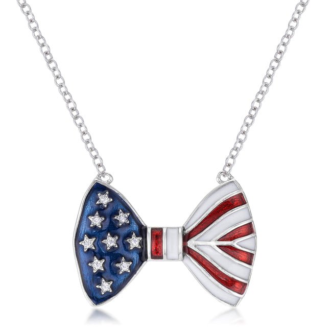 Small 4th of July American Flag Patriotic Beads Necklace Homemade | eBay