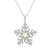 Pave Snowflake Pendant