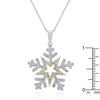 Pave Snowflake Pendant