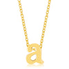 Golden Initial A Pendant