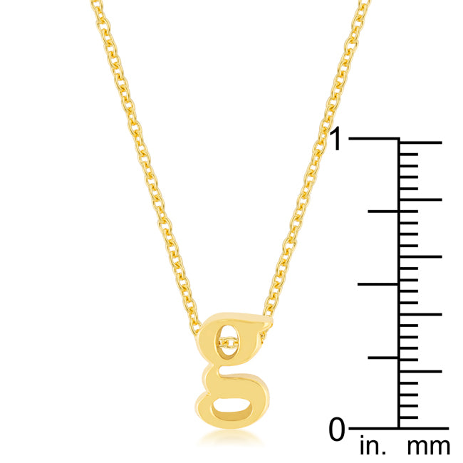Golden Initial G Pendant - J GOODIN Golden Initial G Pendant - J GOODIN