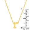 Golden Initial R Pendant