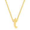 Golden Initial T Pendant