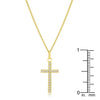 Simple Golden Cross Pendant