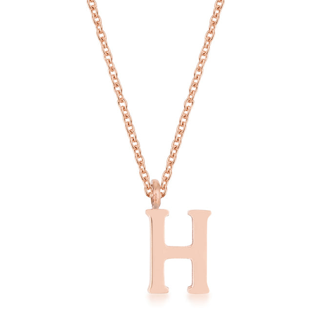Initial Necklace Letter H - Ella Rose Jewels
