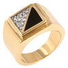 Gemini Cubic Zirconia Mens Ring