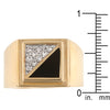 Gemini Cubic Zirconia Mens Ring