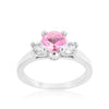 Mini Pink Ice Triplet Ring