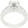 Classic Silvertone Engagement Ring