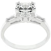 Classic Triple White Engagement Ring