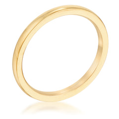 2 mm IPG Gold Stainless Steel Wedding Band - J GOODIN
