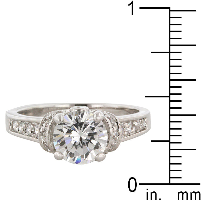 Silvertone Regal Ring