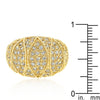 Goldeneye Clear Cubic Zirconia Cocktail Ring