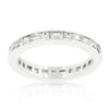 Alternating Cubic Zirconia Eternity Band