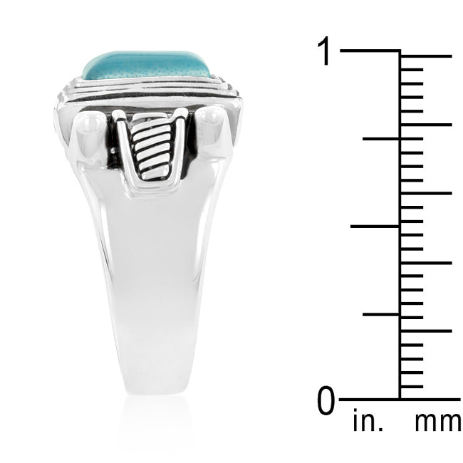 Blue Cats Eye Vintage Ring