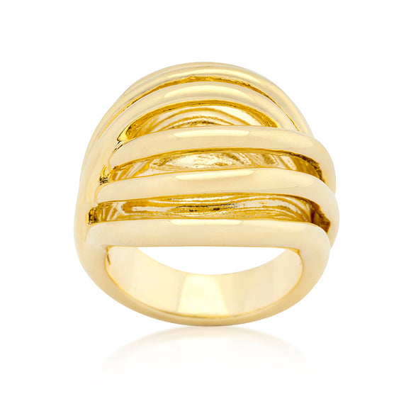 Golden Illusion Fashion Ring