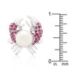 Pearl Crab Cubic Zirconia Ring