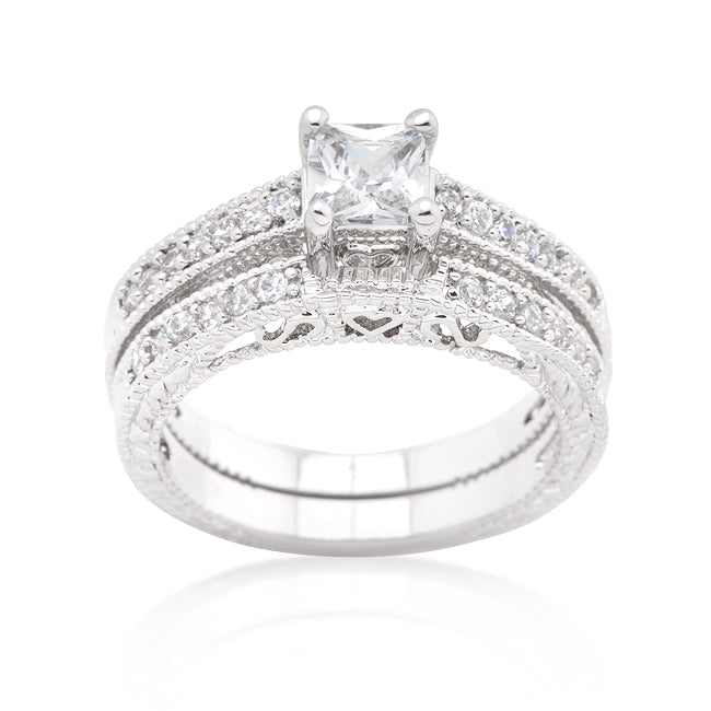 Vintage Platinum Filigree Diamond Engagement Ring - Filigree Jewelers