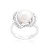 Single Pearl Cocktail Ring