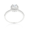 Princess Cut Halo Engagement Ring