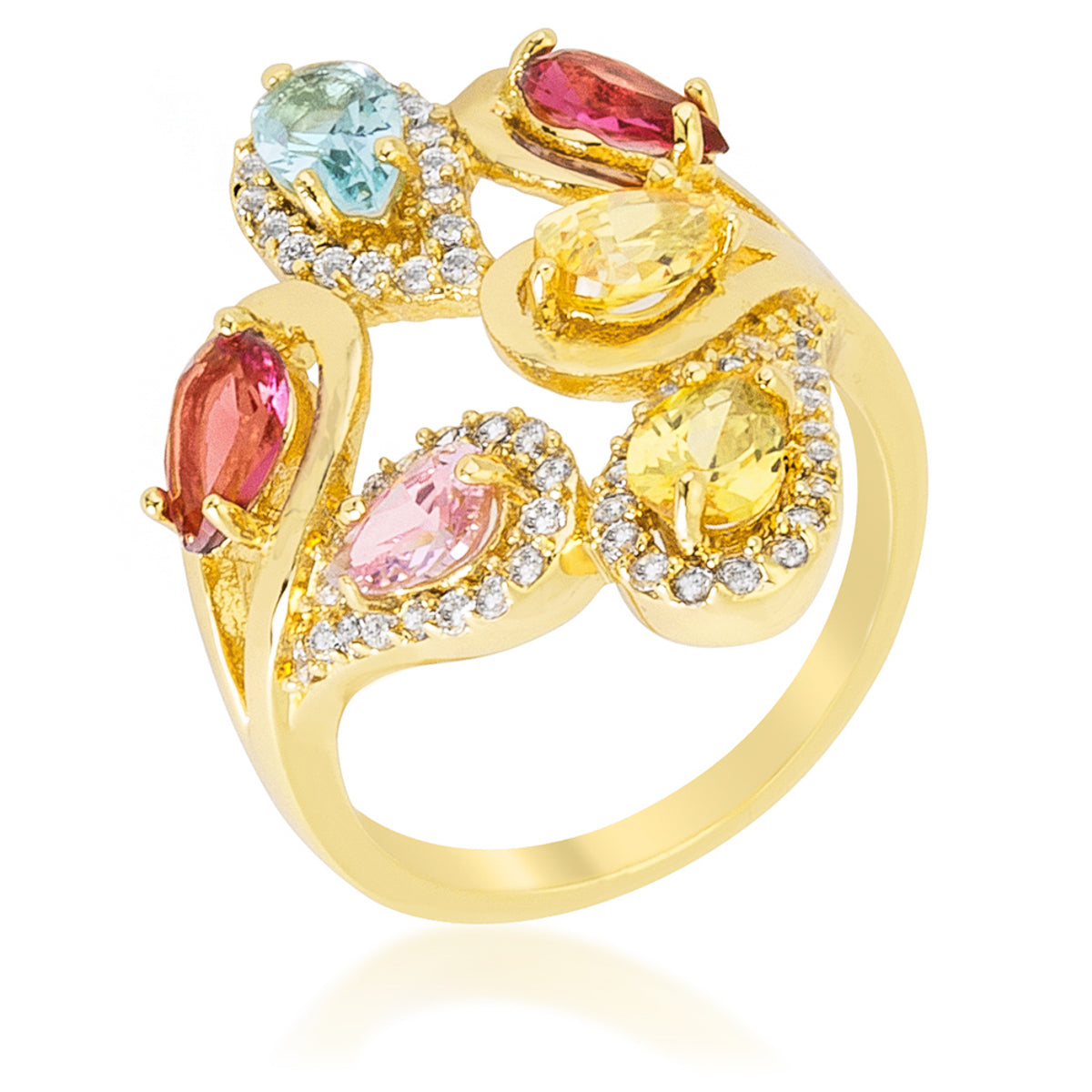 Multi-Color Cocktail Ring - J GOODIN
