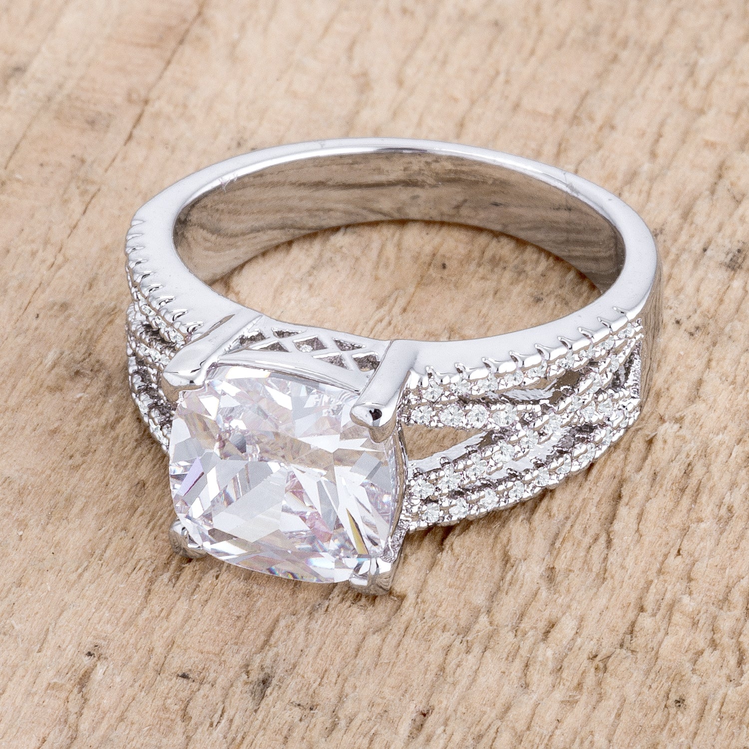 Buy 2CT Solitaire cz Diamond Ring Online - Zevar Amaze