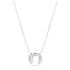 Pave Initial O Pendant