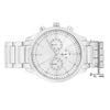 Chrono Silvertone Metal Watch